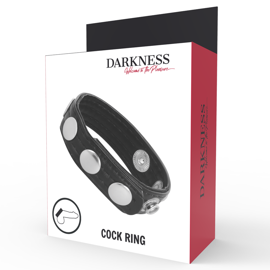 DARKNESS - LEATHER ERECTION RING - Image 4