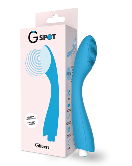 G-SPOT - GYLBERT TURQUOISE BLUE G-SPOT VIBRATOR