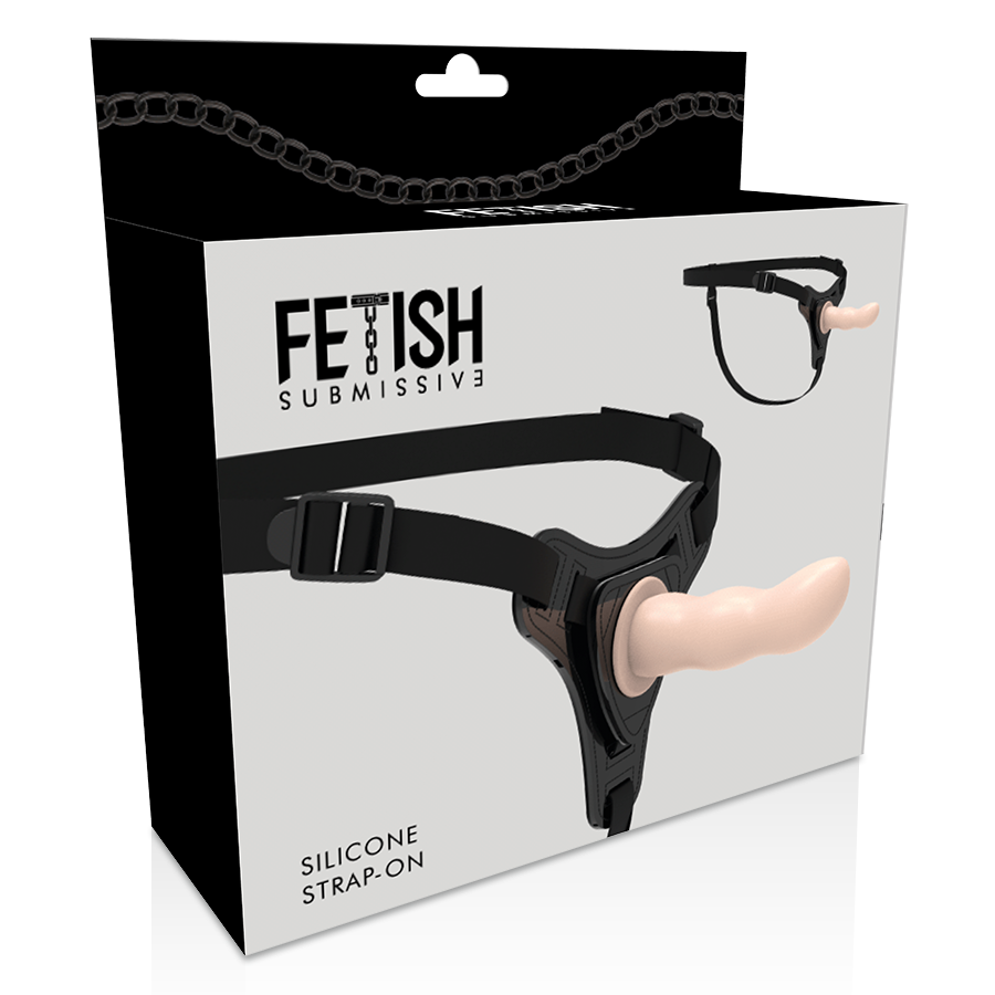 FETISH SUBMISSIVE HARNESS - FLESH SILICONE G-SPOT 12.5 CM – Bild 5