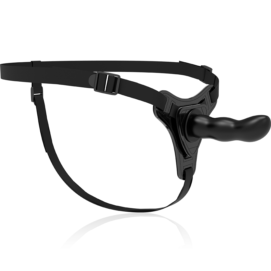 FETISH SUBMISSIVE HARNESS - BLACK SILICONE G-SPOT 16 CM - Image 3