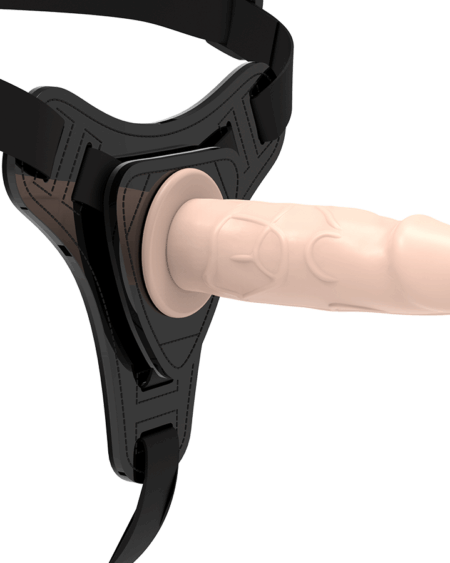 FETISH SUBMISSIVE HARNESS - FLESH REALISTIC SILICONE 12.5 CM