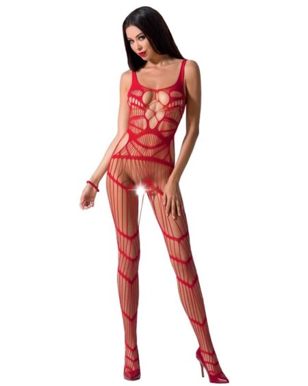 PASSION - WOMAN BS058 RED BODYSTOCKING ONE SIZE