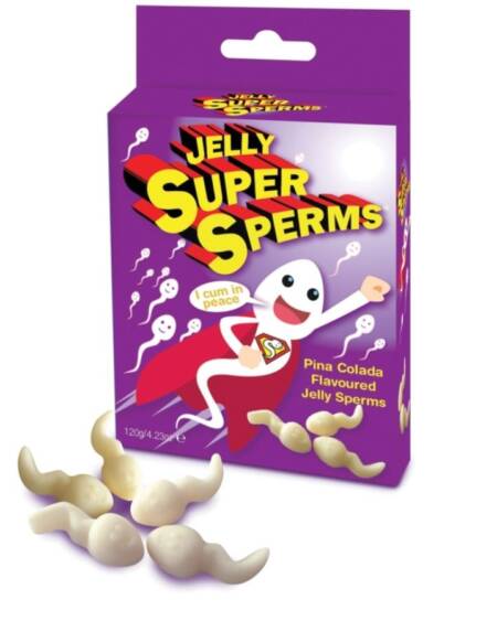 SPENCER  FLEETWOOD - JELLY SUPER SPERM GUMMIES FORM SPERM 120 GR