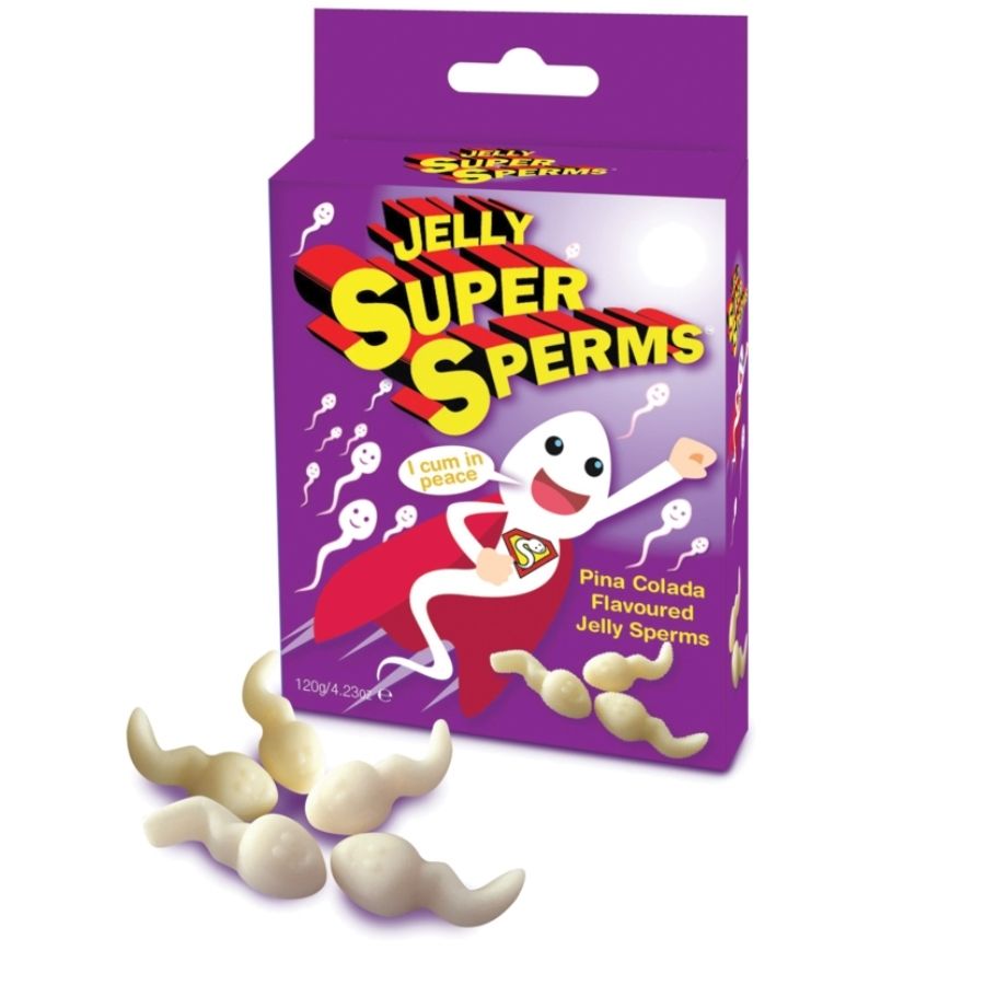 SPENCER  FLEETWOOD - JELLY SUPER SPERM GUMMIES FORM SPERM 120 GR