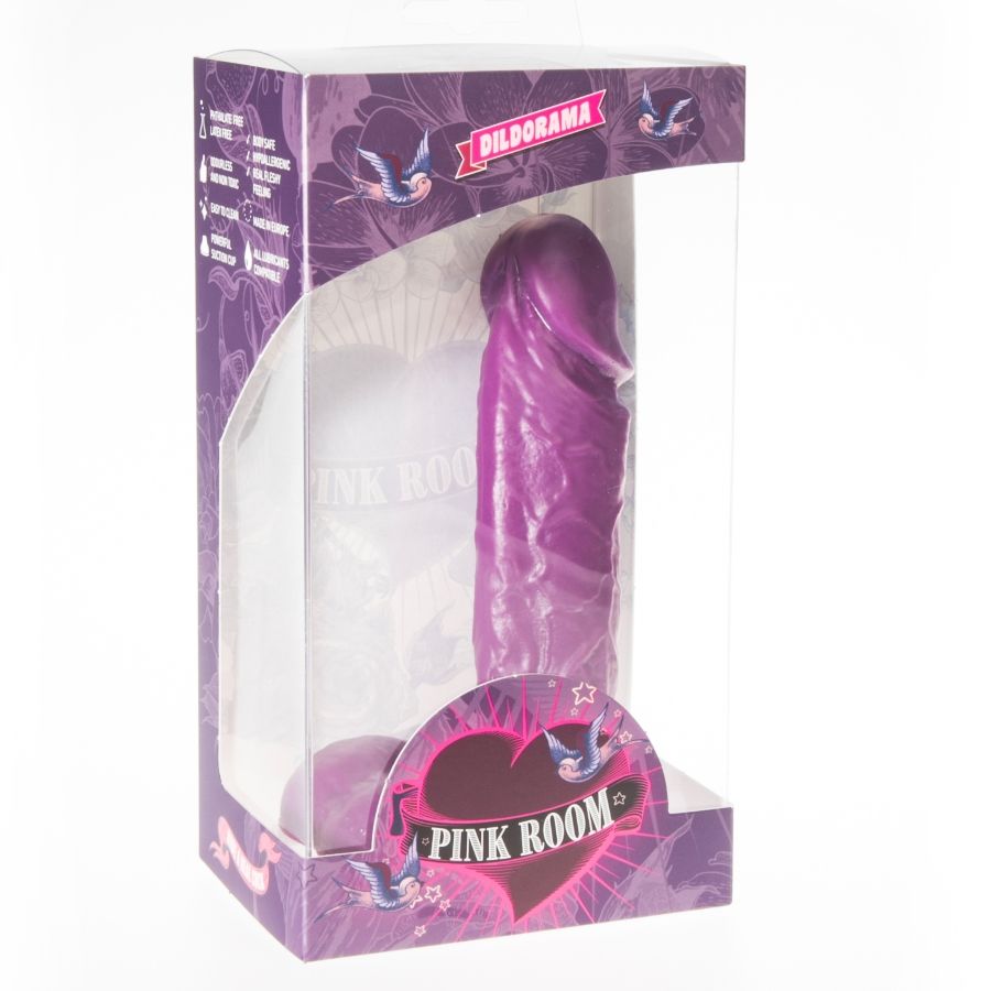 PINK ROOM - AMADEO REALISTIC DILDO PURPLE 15.5 CM – Bild 2