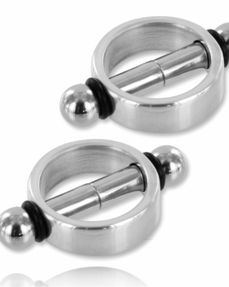 METAL HARD - MAGNETIC NIPPLE Clamps PAIR