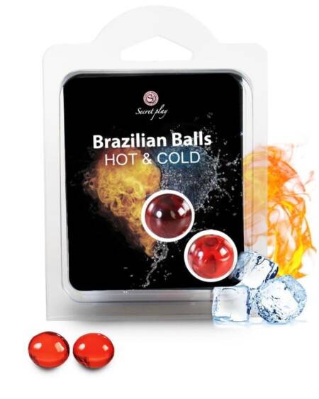 SECRETPLAY - BRAZILIAN BALLS HEAT  COLD EFFECT 2 UNITS