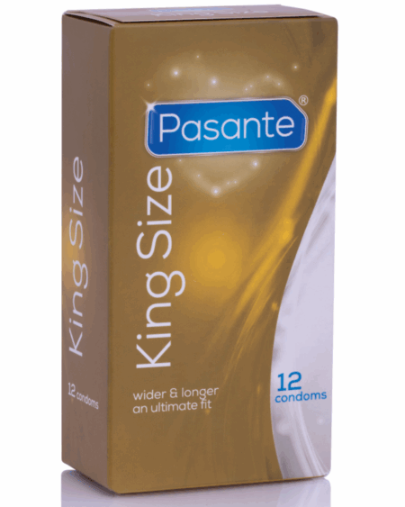 PASANTE - CONDOMS KING MS LONG AND WIDTH 12 UNITS