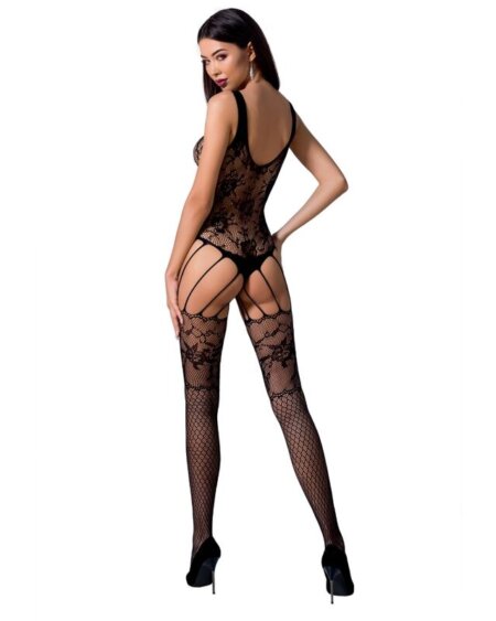 PASSION - WOMAN BS074 BODYSTOCKING ONE SIZE BLACK