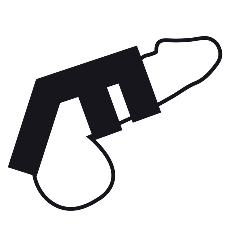 DARKNESS - ADJUSTABLE LEATHER DOUBLE PENIS AND TESTICLE RING - Image 4