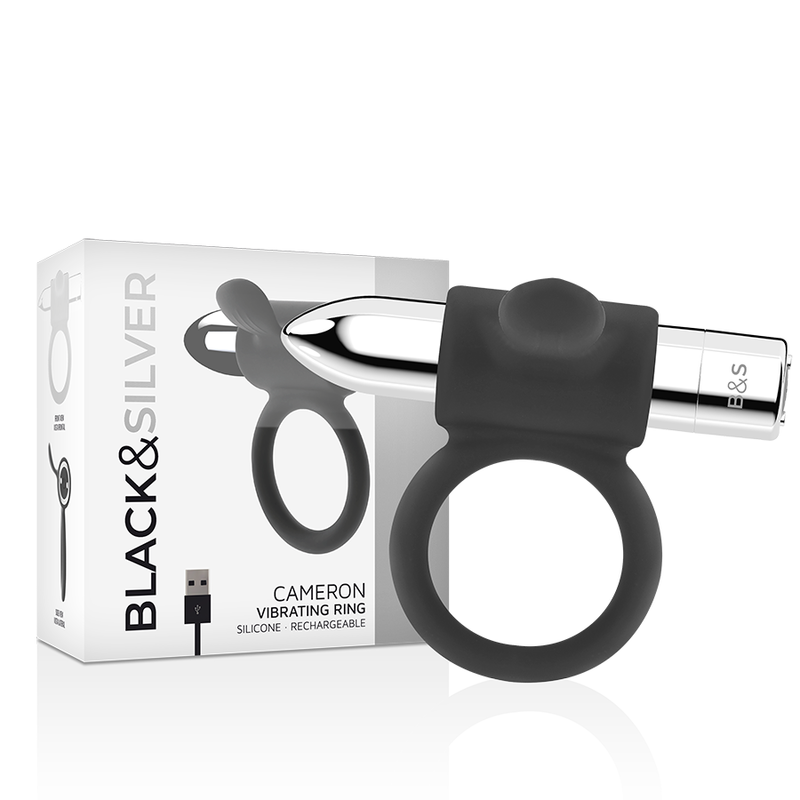 BLACKSILVER - CAMERON RECHARGEABLE RING SILVER - Image 2