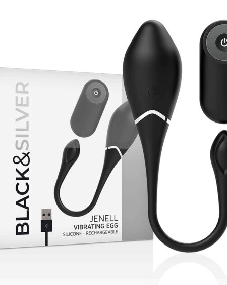 BLACKSILVER - JENELL RECHARGEABLE VIBRATING EGG