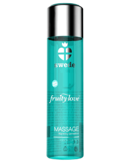 SWEDE - FRUITY LOVE WARMING EFFECT MASSAGE OIL BLACK CURRANT AND LIME 120 ML
