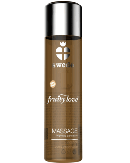 SWEDE - FRUITY LOVE WARMING EFFECT MASSAGE OIL INTENSE DARK CHOCOLATE 120 ML