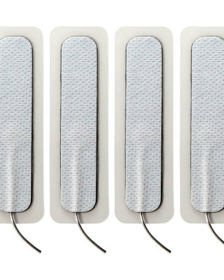ELECTRASTIM - 4 X LONG SELF ADHESIVE PADS 1.5 CM X 7.5 CM