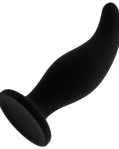 OHMAMA - CURVED SILICONE ANAL PLUG P-POINT 12 CM