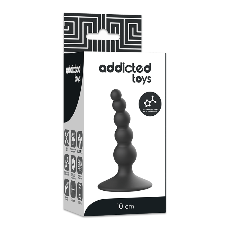 ADDICTED TOYS - ANAL SEXUAL PLUG 10 CM BLACK - Image 5